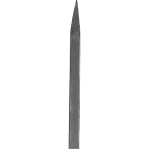 Pointe de lance en fer forgé, différentes dimensions