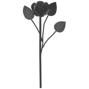Rose en fer forgé