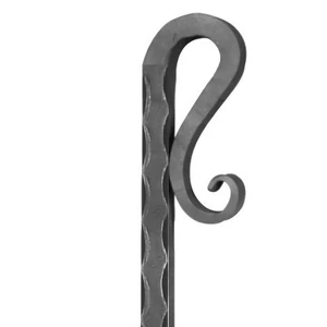 Pointe de lance en fer forgé, épais, différentes dimensions