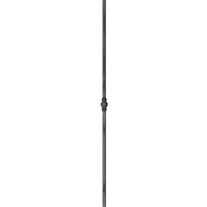 Barreau en fer forgé, profil rond lisse, différentes dimensions et pointes de lance