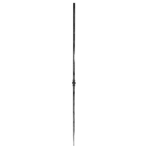 Barreau en fer forgé, profil rond forgé, différentes dimensions et pointes de lance