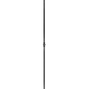 Barreau en fer forgé, profil rond lisse, différentes dimensions et pointes de lance