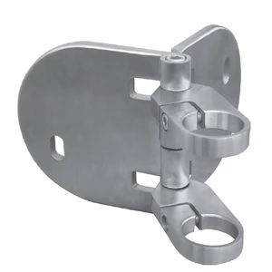 Platine de fixation laterale, inox (AISI 304)