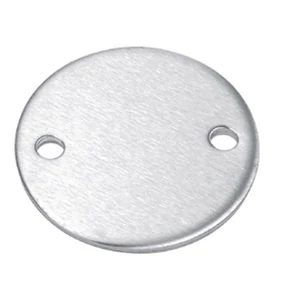 Platine ronde, inox (AISI 304), différentes dimensions
