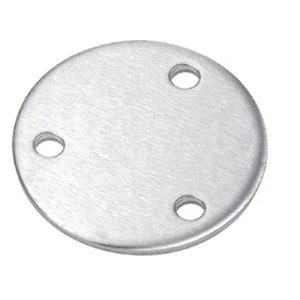 Platine ronde, inox (AISI 304), différentes dimensions