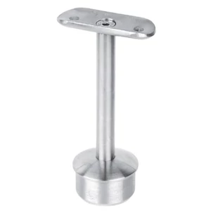Support de main courante rond, pour tube rond, inox (AISI 316), différentes dimensions