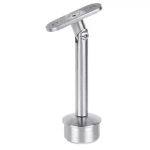 Support de main courante pour tube carré, pour tube rond, articulé, inox (AISI 304), différentes dimensions