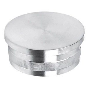 Embout plat pour tube rond, inox (AISI 316), différentes dimensions