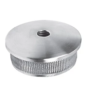 Embout bombé pour tube rond avec filetage M8, inox (AISI 304), différentes dimensions