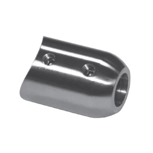 Support de barre orientable à fixer sur tube rond, inox (AISI 304), différentes dimensions