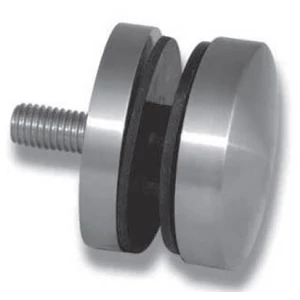 Point de fixation pour verre à fixer sur plat, inox (AISI 304)