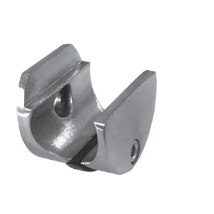 Support pour tube rond, pièce murale, inox (AISI 304)