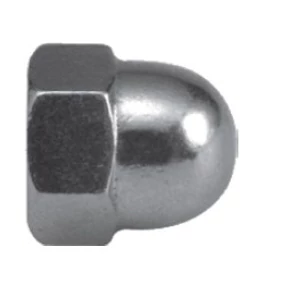 Écrou borgne avec filetage à droite, inox (AISI 316), différentes dimensions