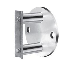 Platine de fixation laterale, inox (AISI 316), poli miroir