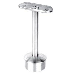 Support de main courante rond, pour tube rond, inox (AISI 316), différentes dimensions