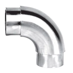 Coude 90°, inox (AISI 316), poli miroir