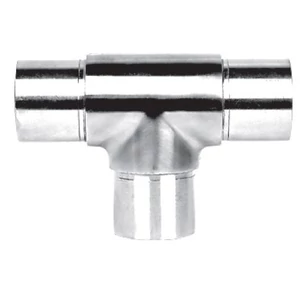Raccord en T, inox (AISI 316), poli miroir