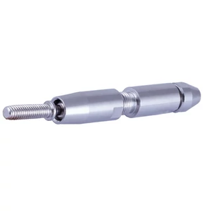 Embout fileté orientable pour câble inox (AISI 316), différentes dimensions