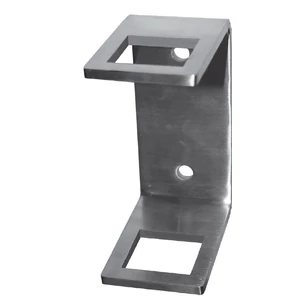 Platine de fixation laterale, inox (AISI 304)