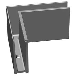 Elément d&#039;angle pour profil de sol en aluminium