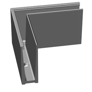 Elément d&#039;angle pour profil de sol en aluminium