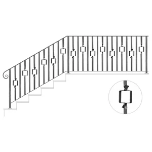 accessoire de ferronnerie, barreau en fer forgé