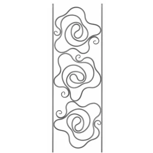 accessoire de ferronnerie, barreau en fer forgé