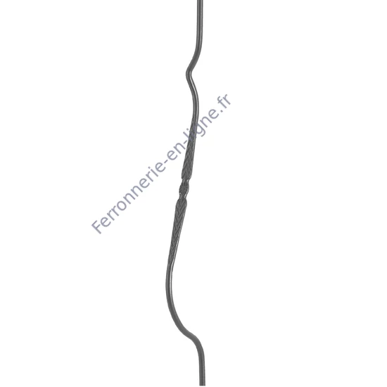 accessoire de ferronnerie, barreau en fer forgé