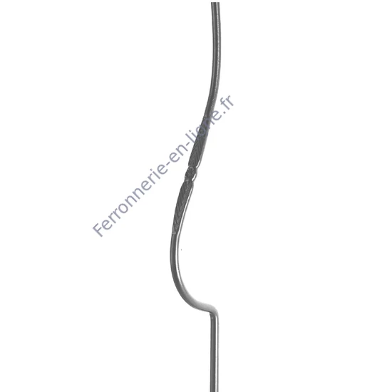 accessoire de ferronnerie, barreau en fer forgé