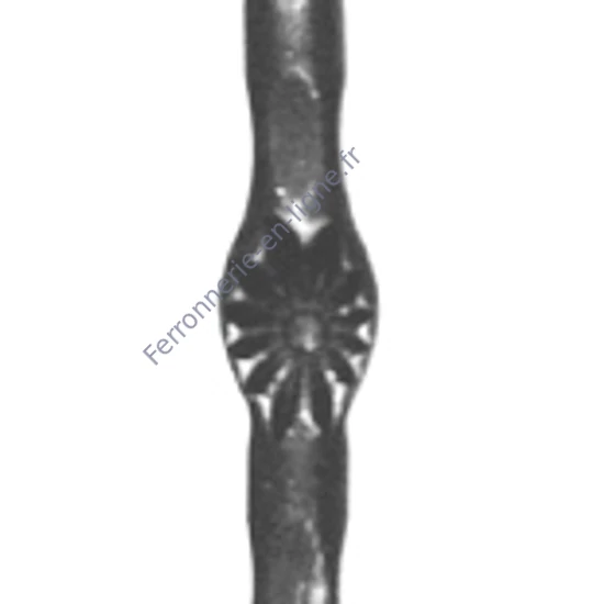 Barreau en fer forgé