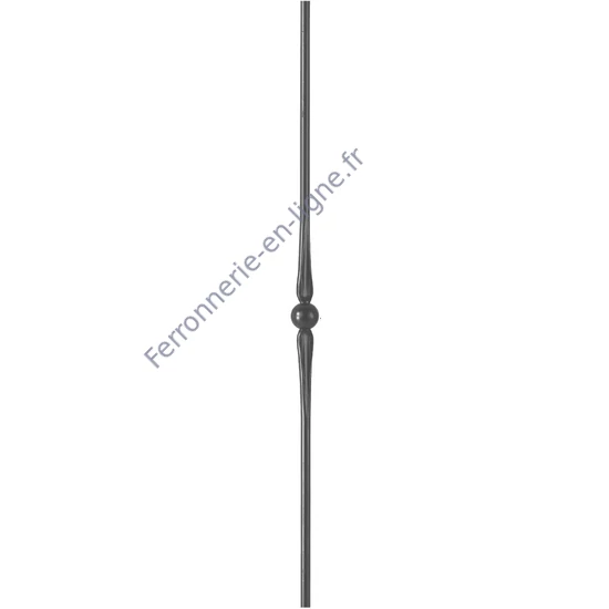 accessoire de ferronnerie, barreau en fer forgé