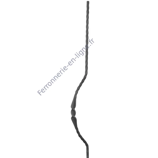 accessoire de ferronnerie, barreau en fer forgé