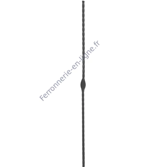 accessoire de ferronnerie, barreau en fer forgé