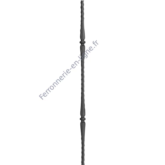 accessoire de ferronnerie, barreau en fer forgé