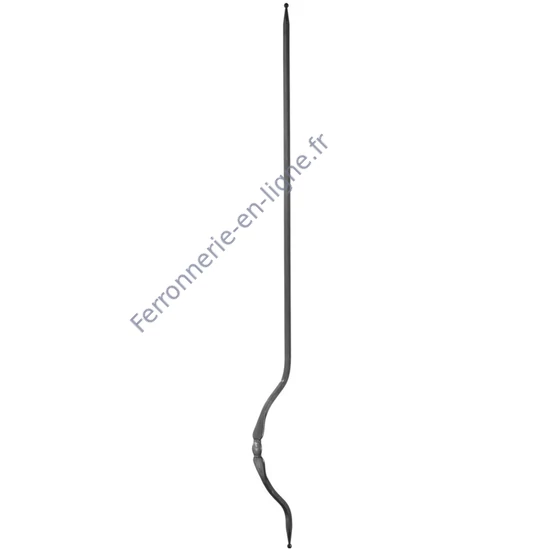 accessoire de ferronnerie, barreau en fer forgé