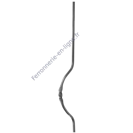 accessoire de ferronnerie, barreau en fer forgé