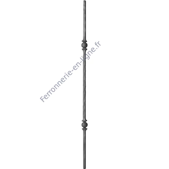 accessoire de ferronnerie, barreau en fer forgé