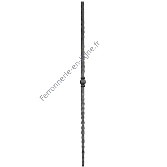 accessoire de ferronnerie, barreau en fer forgé