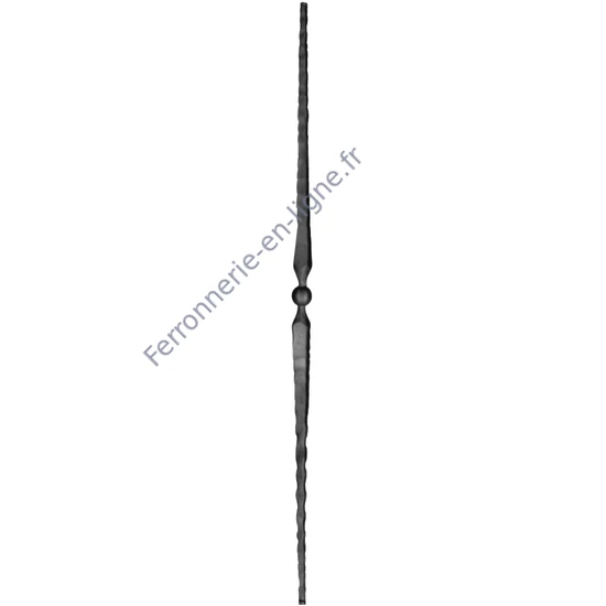 accessoire de ferronnerie, barreau en fer forgé