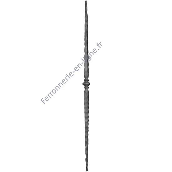 accessoire de ferronnerie, barreau en fer forgé