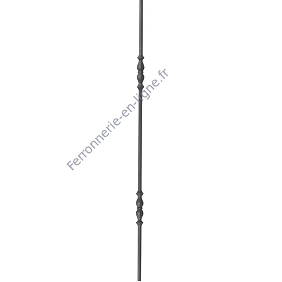 accessoire de ferronnerie, barreau en fer forgé