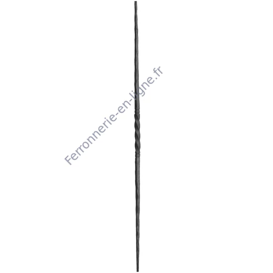 accessoire de ferronnerie, barreau en fer forgé