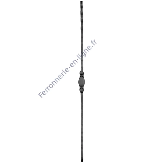 accessoire de ferronnerie, barreau en fer forgé