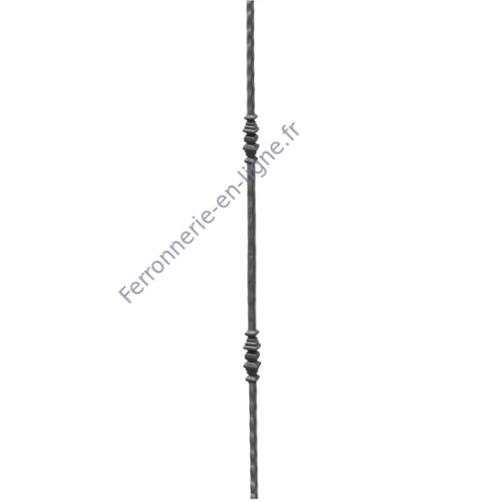 accessoire de ferronnerie, barreau en fer forgé