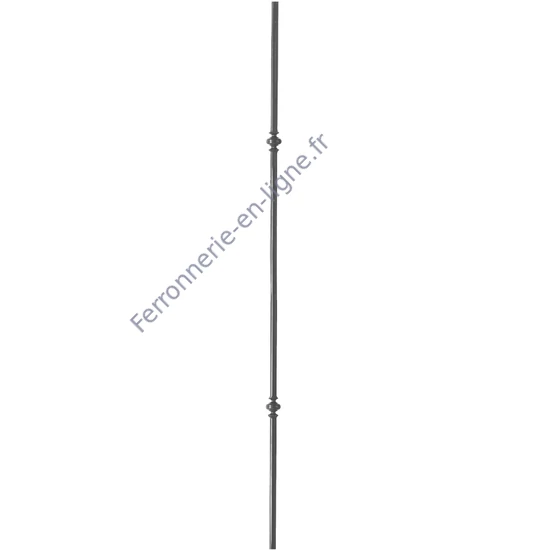 accessoire de ferronnerie, barreau en fer forgé