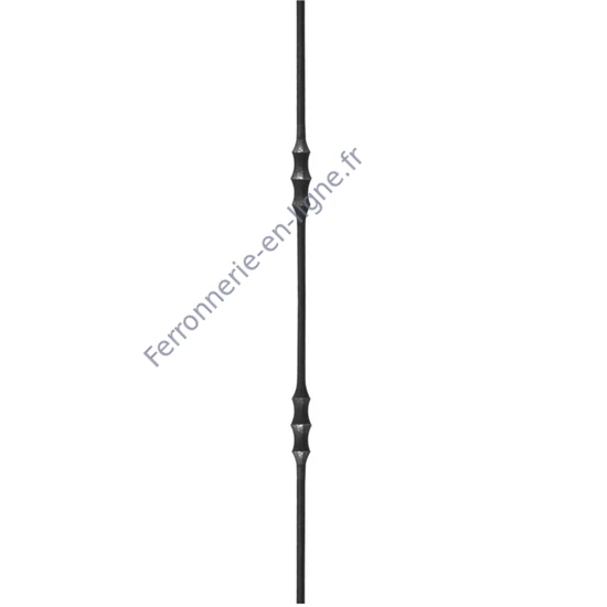 accessoire de ferronnerie, barreau en fer forgé