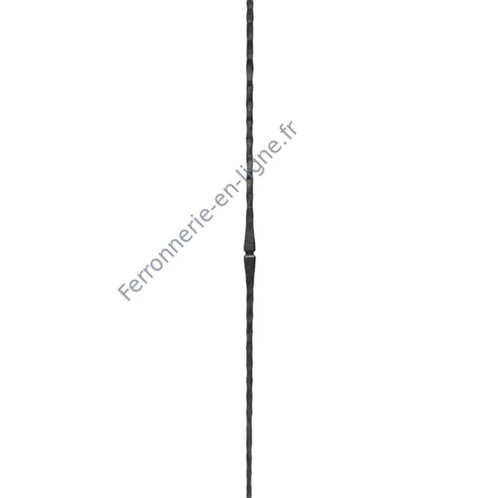 accessoire de ferronnerie, barreau en fer forgé