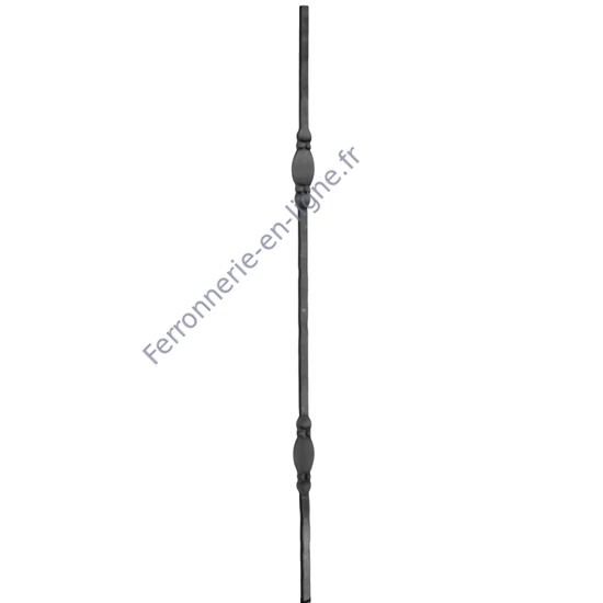 accessoire de ferronnerie, barreau en fer forgé
