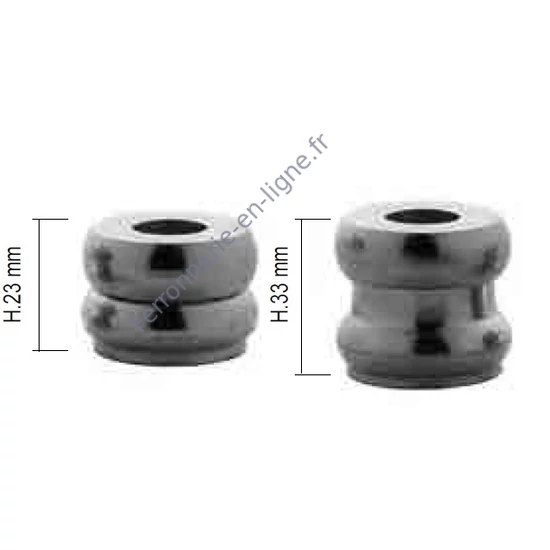 Support à souder, réglable en hauteur, différentes dimensions