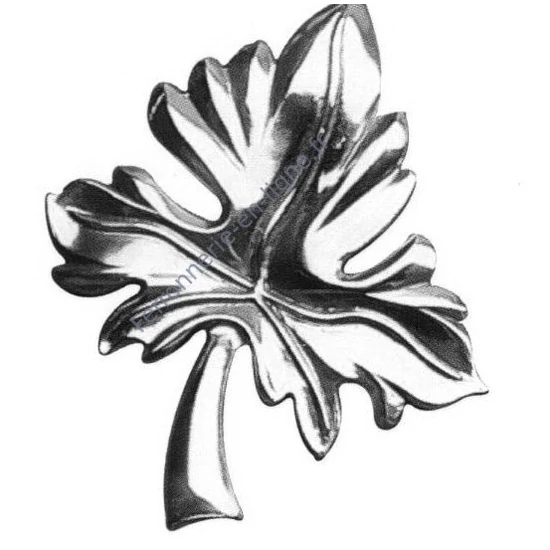 Feuille décorative inox